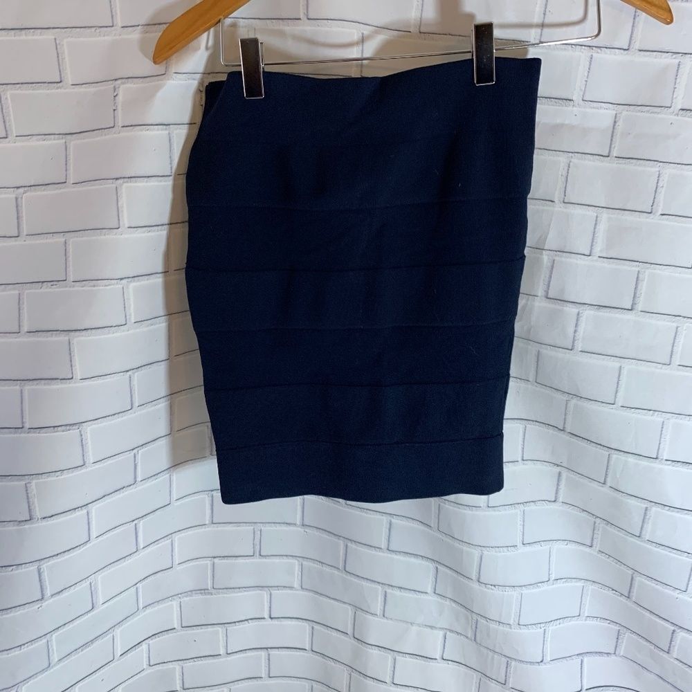 French Connection Dark Navy Mini Skirt Sz 0